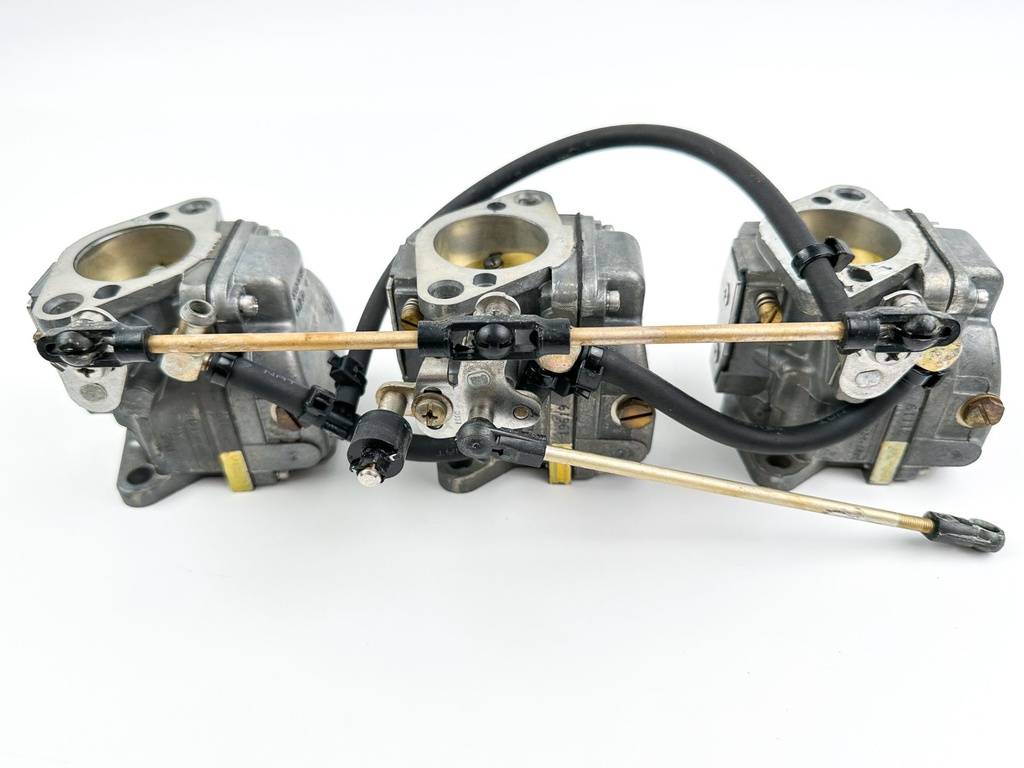 2003 Mercury 90 HP 2 Stroke Outboard Carburetor Set 824854T18 OEM