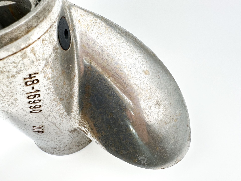 Mercury Laser II Stainless Steel Prop Propeller 3 Blade 13 1/4" X 20P RH