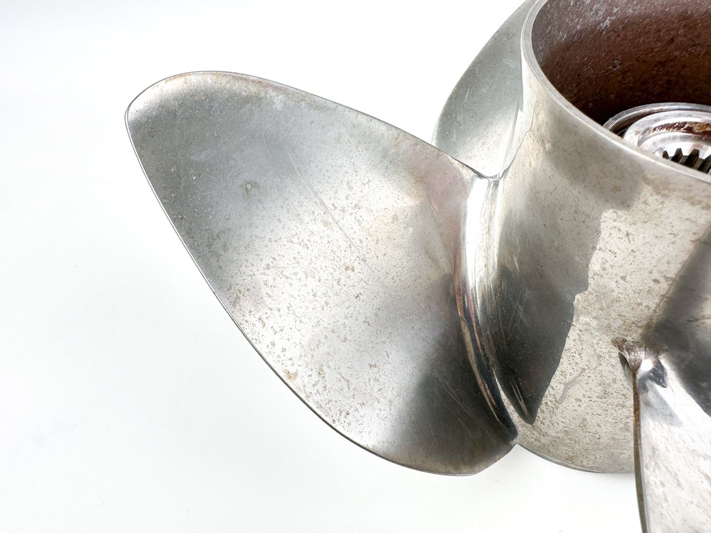 Honda Stainless Steel Prop Propeller 4 Blade Stainless Steel 15 1/4" X 15P LH