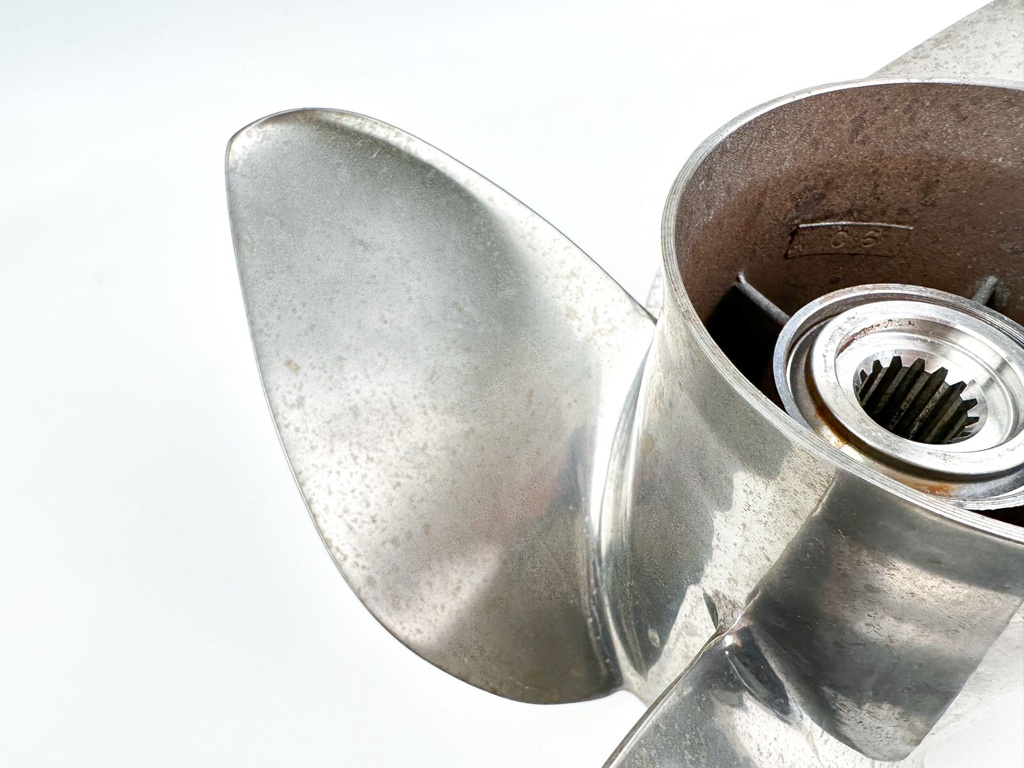 Honda Stainless Steel Prop Propeller 4 Blade Stainless Steel 15 1/4" X 15P LH