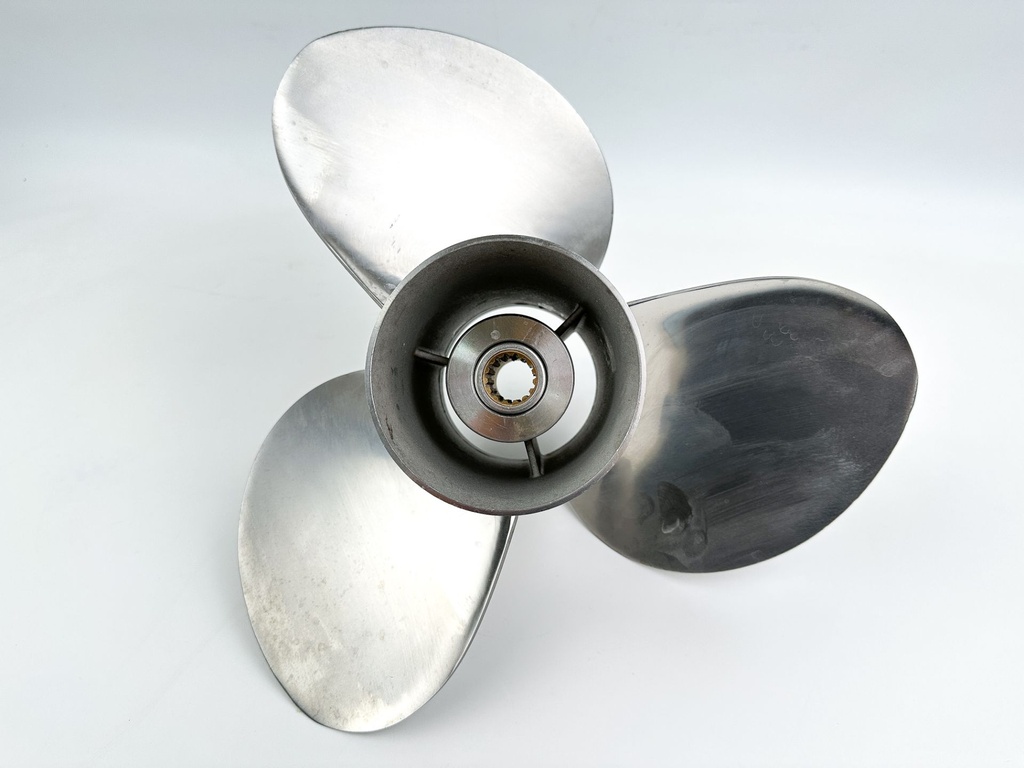Honda Stainless Steel 3 Blade Prop Propeller 15 5/8" X 13 Right Hand