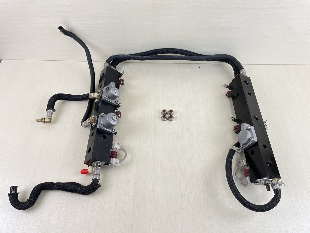 2008 Mercury 225HP ProXs Optimax Fuel Rail Set Complete W/ Injectors 8M0185156