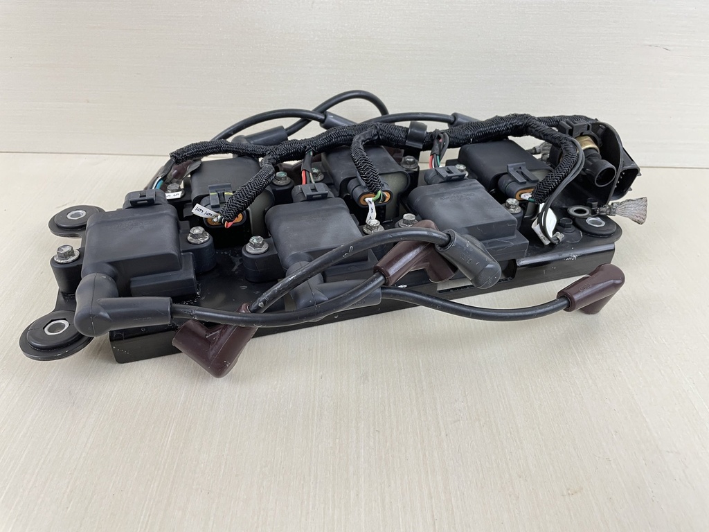 2008 Mercury 225HP ProXs Optimax Ignition Coil Set With Plugs & Plate 8M0077471