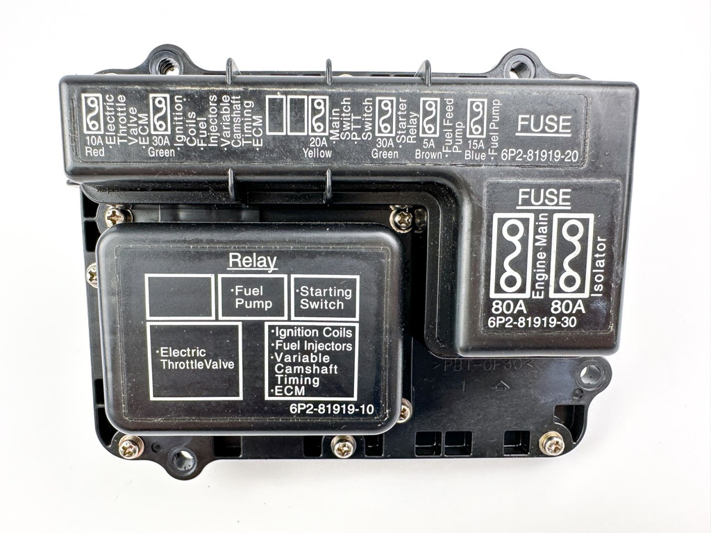 2005 Yamaha 250 HP 4 Stroke Outboard Fuse Box 6P2-82170-00-00 OEM