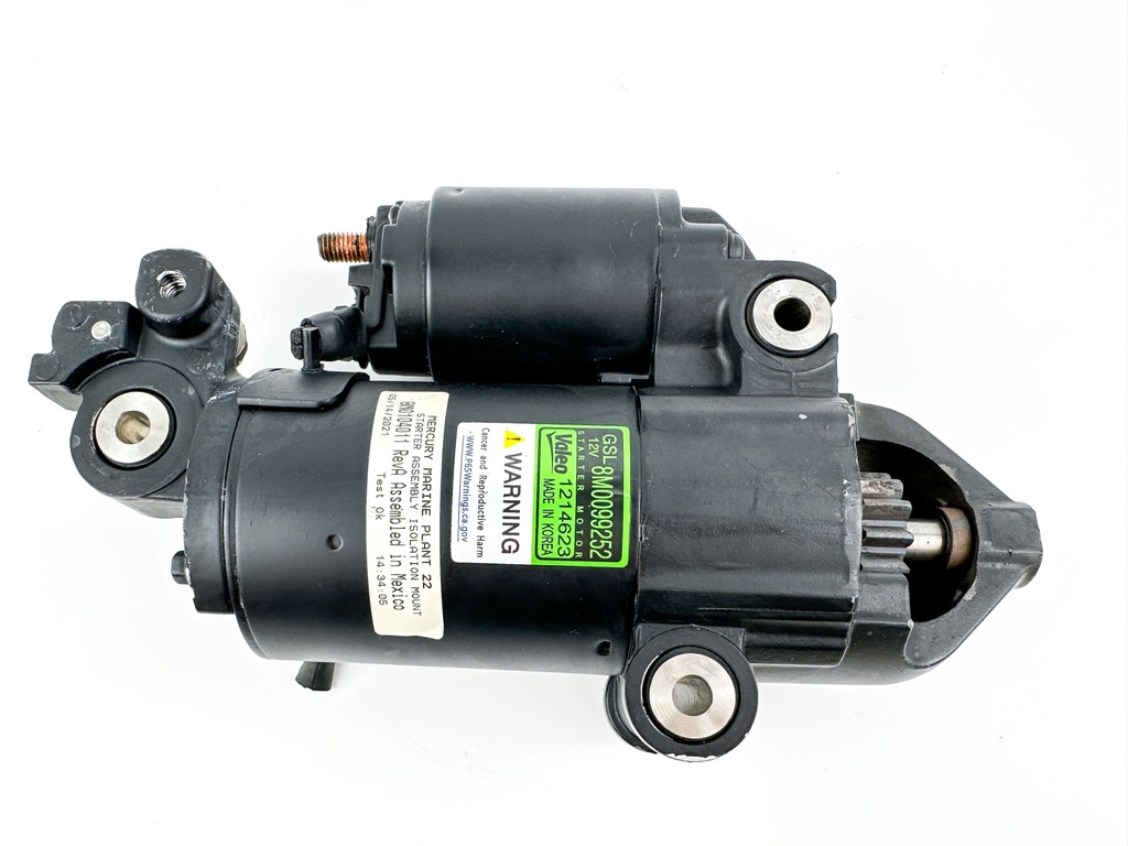 2021 Mercury 150 HP 4 Stroke Outboard Starter Motor 8M0104011 OEM