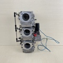 2009 Yamaha 50HP 2 Stroke Outboard Carburetor Set 1 2 3 Top Bottom Middle