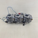 2009 Yamaha 50HP 2 Stroke Outboard Carburetor Set 1 2 3 Top Bottom Middle