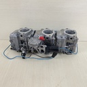 2009 Yamaha 50HP 2 Stroke Outboard Carburetor Set 1 2 3 Top Bottom Middle