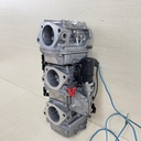 2009 Yamaha 50HP 2 Stroke Outboard Carburetor Set 1 2 3 Top Bottom Middle