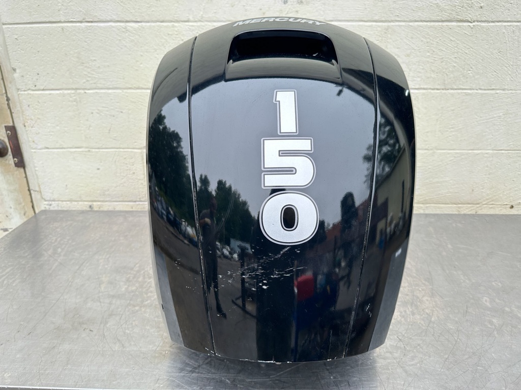 2021 Mercury 150 HP 4 Stroke Outboard Top Cowling 8M0159538 OEM