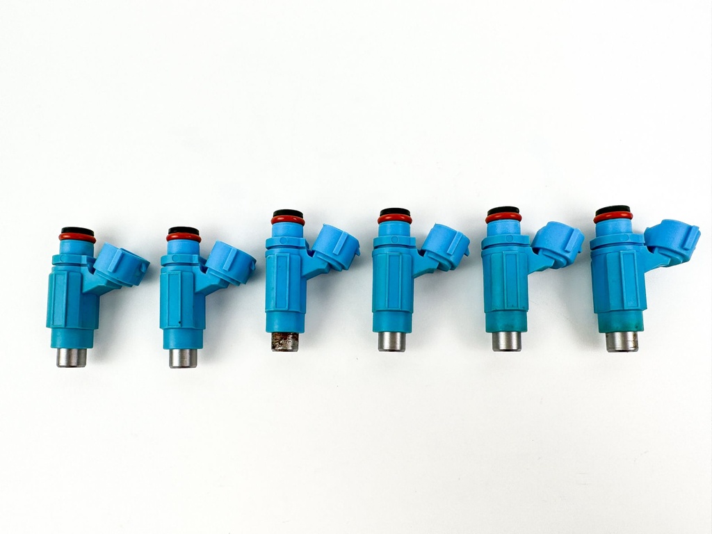 2007 Suzuki 250 HP 4 Stroke Outboard Fuel Injector Set 15710-93J00 Cleaned & Tested