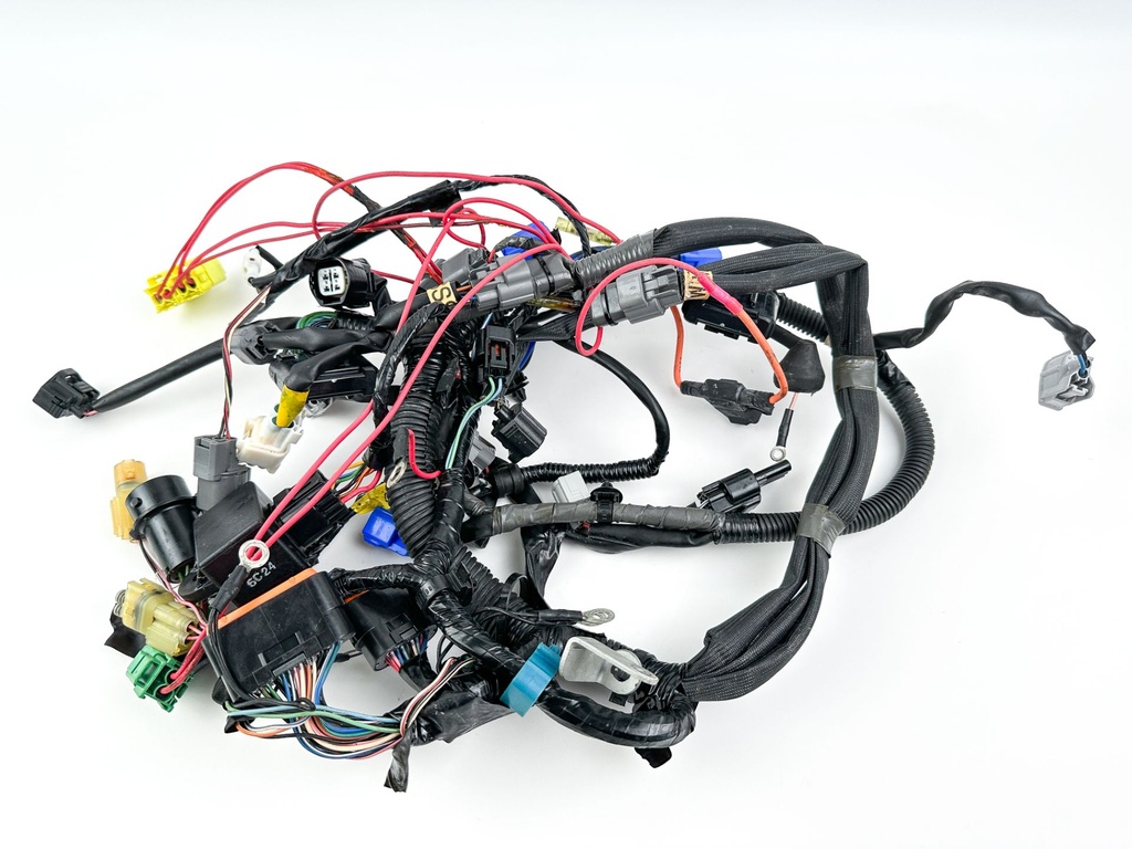 2007 Yamaha 90 HP 4 Stroke Outboard Engine Wire Harness 6D8-82590-30-00 Repaired