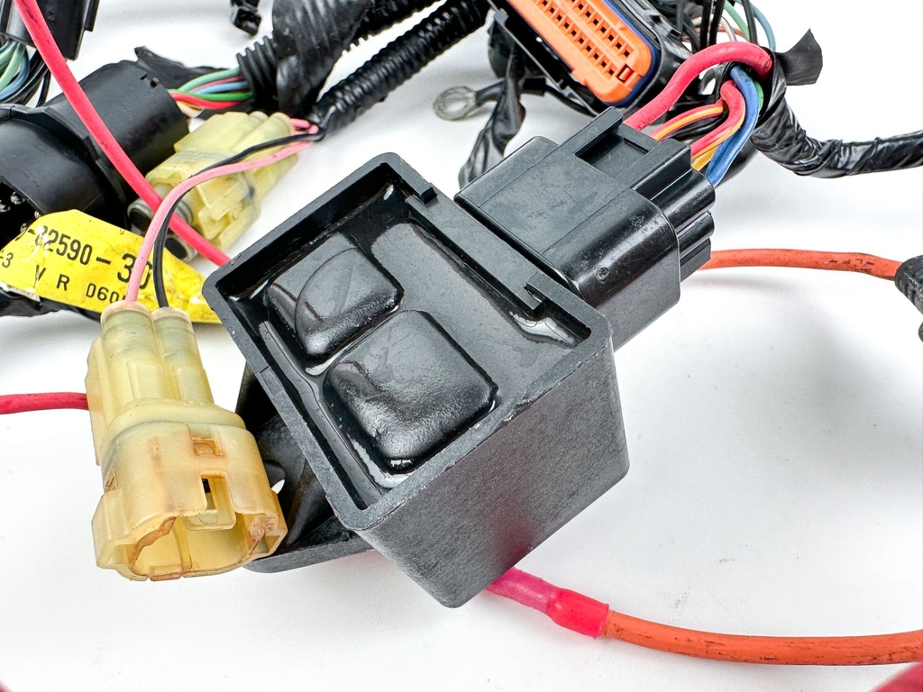 2007 Yamaha 90 HP 4 Stroke Outboard Engine Wire Harness 6D8-82590-30-00 Repaired