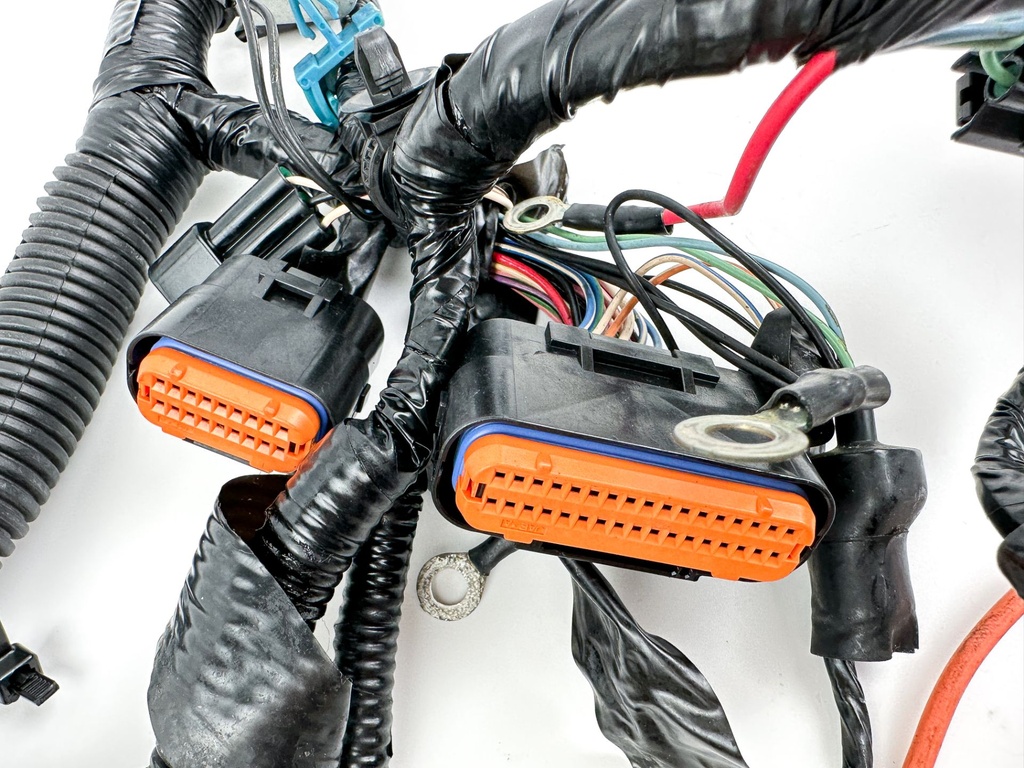 2007 Yamaha 90 HP 4 Stroke Outboard Engine Wire Harness 6D8-82590-30-00 Repaired