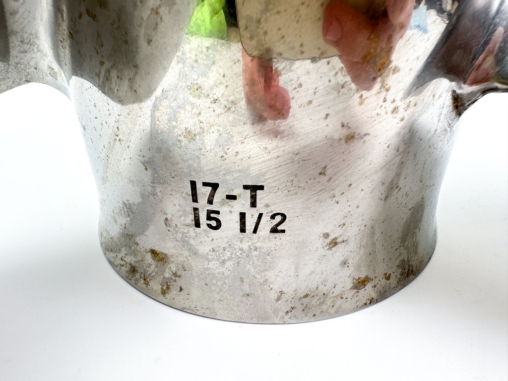 Yamaha Stainless Steel 3 Blade Propeller Prop 15 1/2" X 17P Right Hand