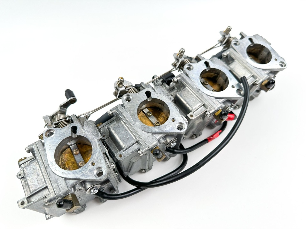 03-04 Yamaha 90HP 4 Stroke Outboard 1 2 3 4 Carburetor Set Of 4