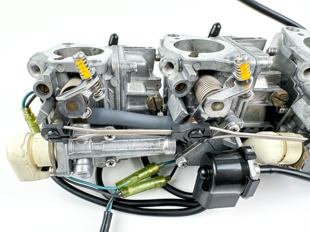 03-04 Yamaha 90HP 4 Stroke Outboard 1 2 3 4 Carburetor Set Of 4