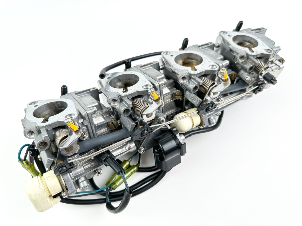 03-04 Yamaha 90HP 4 Stroke Outboard 1 2 3 4 Carburetor Set Of 4