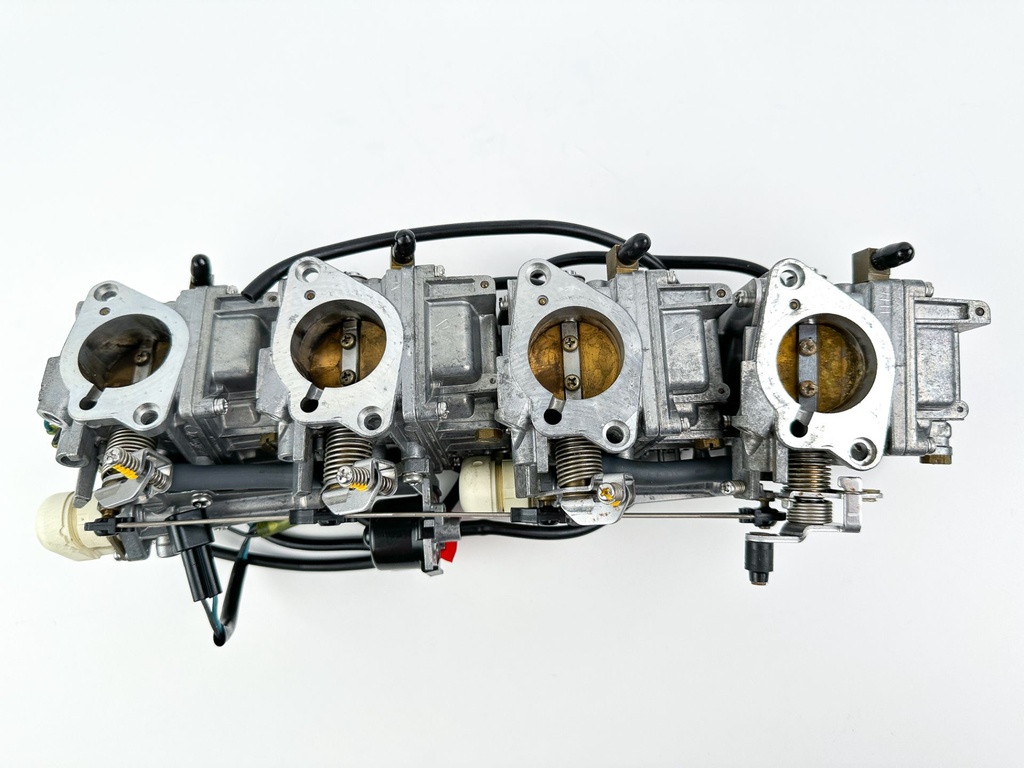 03-04 Yamaha 90HP 4 Stroke Outboard 1 2 3 4 Carburetor Set Of 4