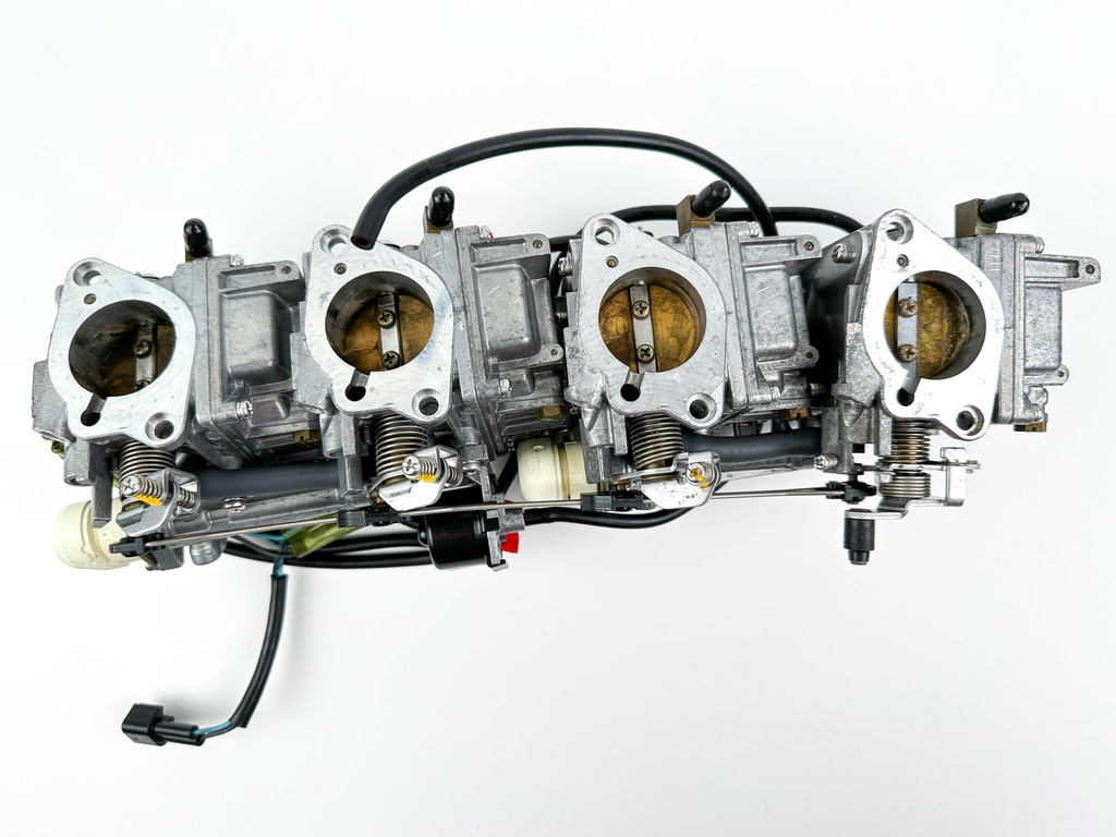 03-04 Yamaha 90HP 4 Stroke Outboard 1 2 3 4 Carburetor Set Of 4
