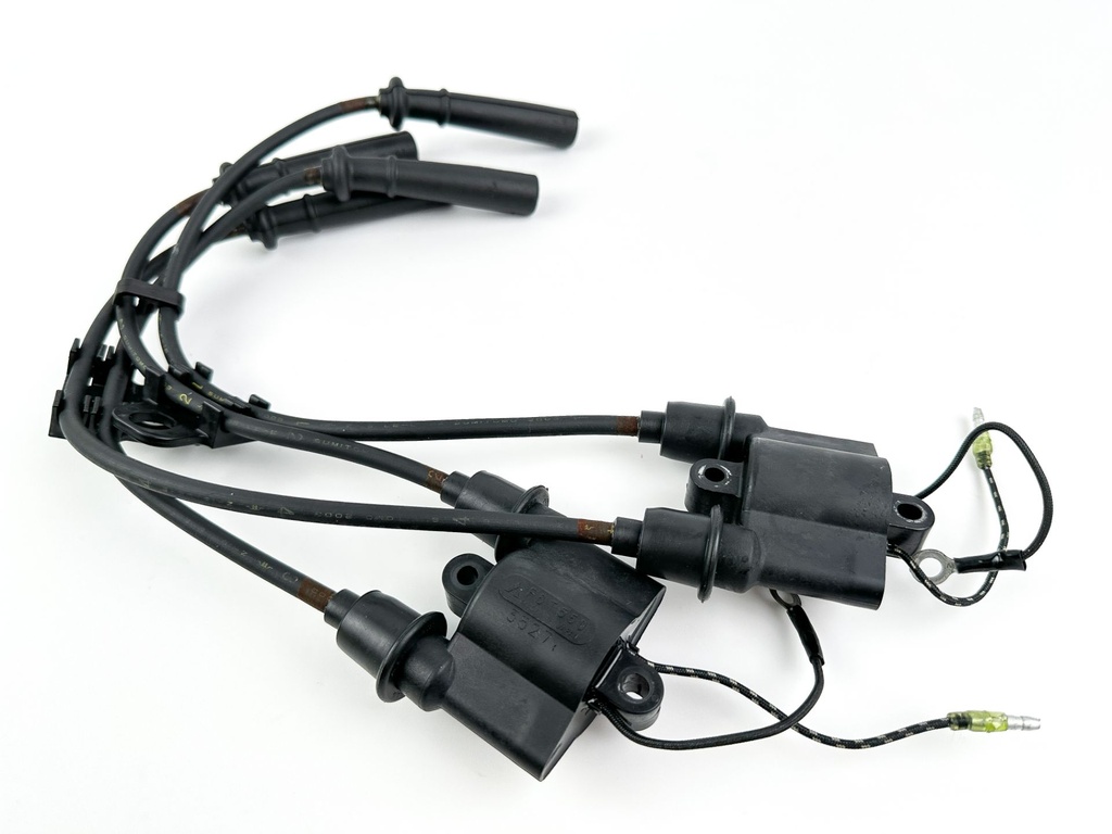 99-04 Yamaha 75 80 90 100HP 4 Stroke Outboard Ignition Coil Set 67F-85570-00-00