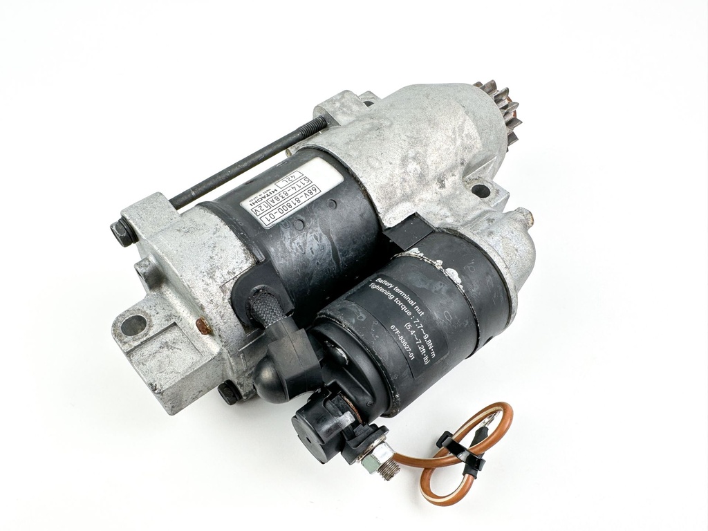 2004 Yamaha 115 HP 4 Stroke Outboard Starter Motor 68V-81800-01-00 OEM