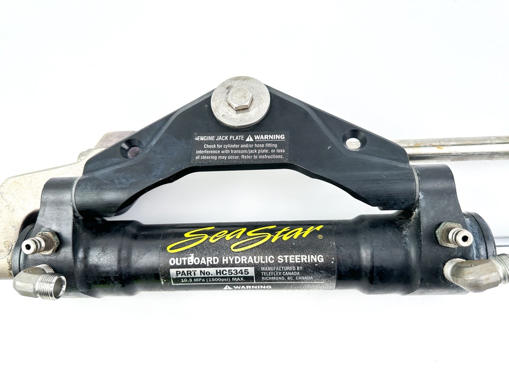 SeaStar Front Mount Outboard Hydraulic Steering Cylinder Assembly Ram HC5345