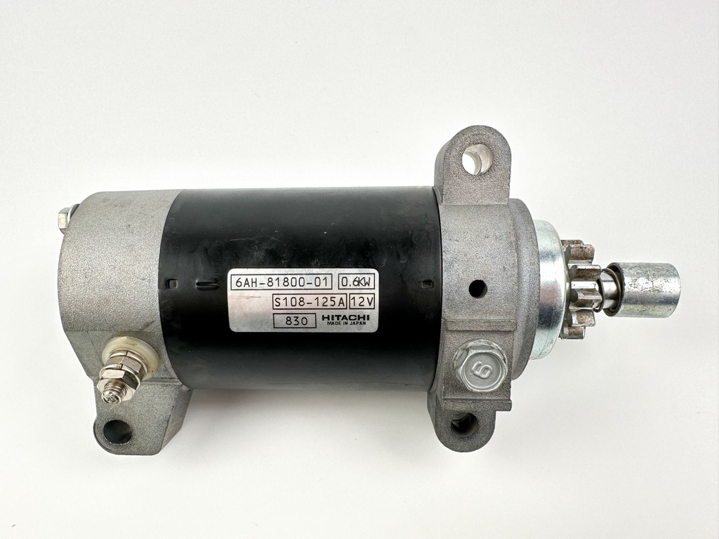 2018 Yamaha 25 HP 4 Stroke Outboard Starter Motor 6AH-81800-01-00 OEM