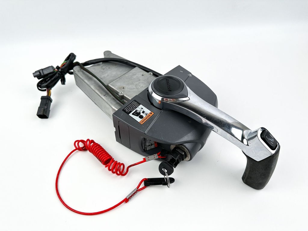 Evinrude Johnson Outboard Top Mount Remote Control Binnacle with key