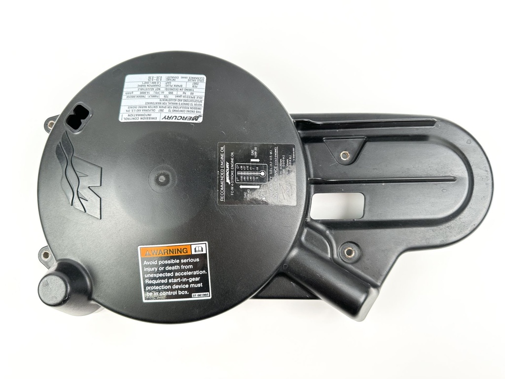 2007 Mercury 60 HP 4 Stroke Outboard Flywheel Cover 859284T2 OEM