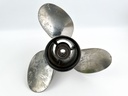Honda 3 Blade Stainless Steel Prop Propeller 14 1/4" x 17P 58233-ZY3-A17H
