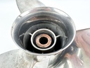 Yamaha Stainless Steel 3 Blade Propeller Prop 15 1/2" X 17P Right Hand