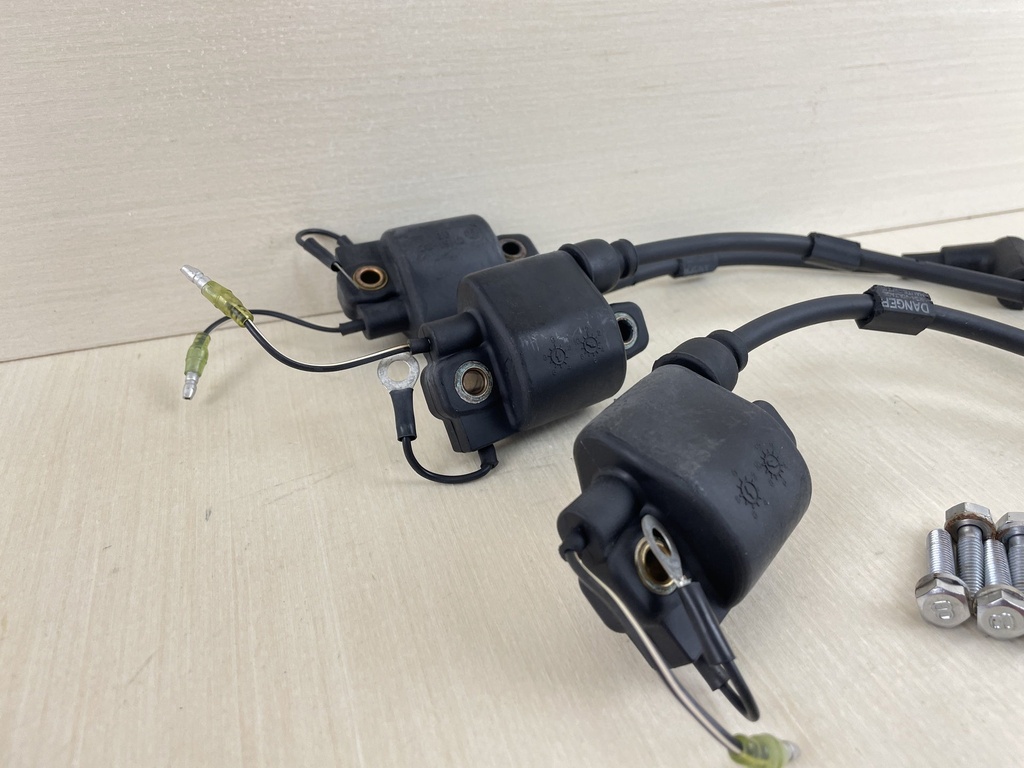 1991 Yamaha 70HP 2 Stroke Outboard Ignition Coil Set 3 6H3-85570-10-00