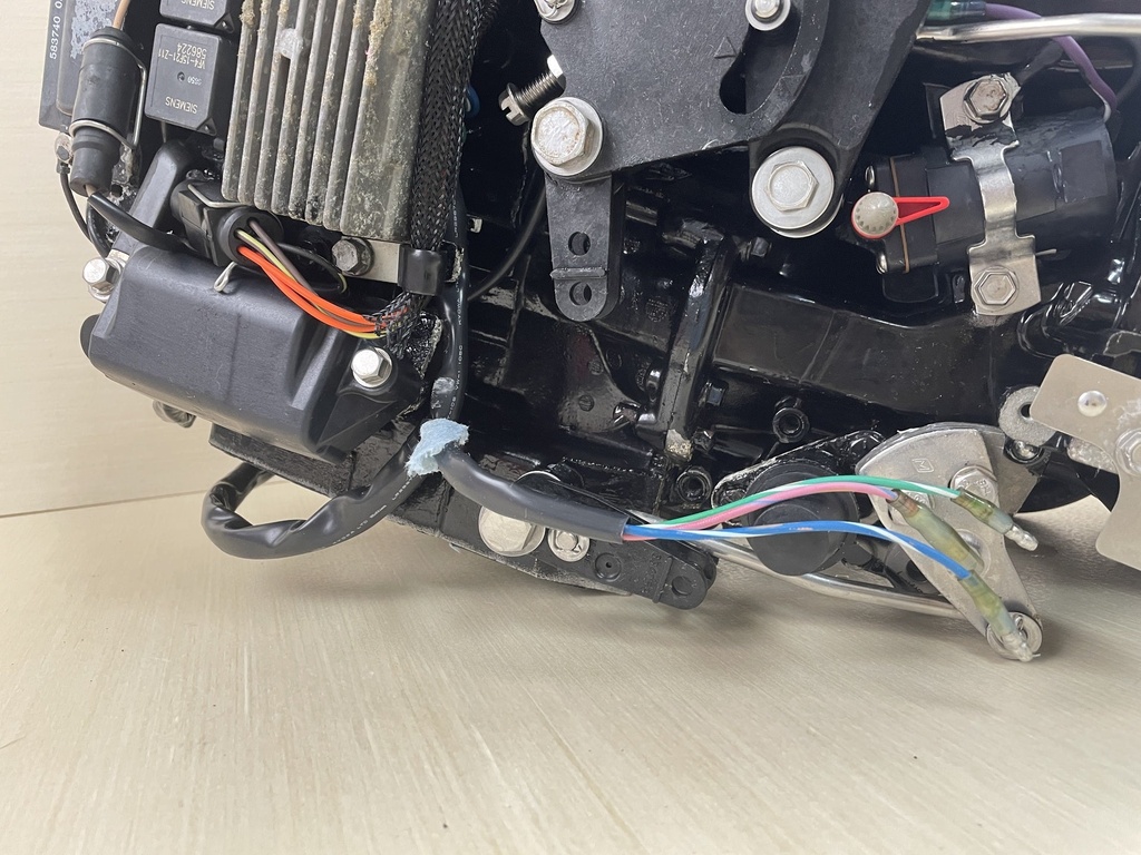 2000 Evinrude Johnson 50HP 2 Stroke Outboard Powerhead Assembly 0437342