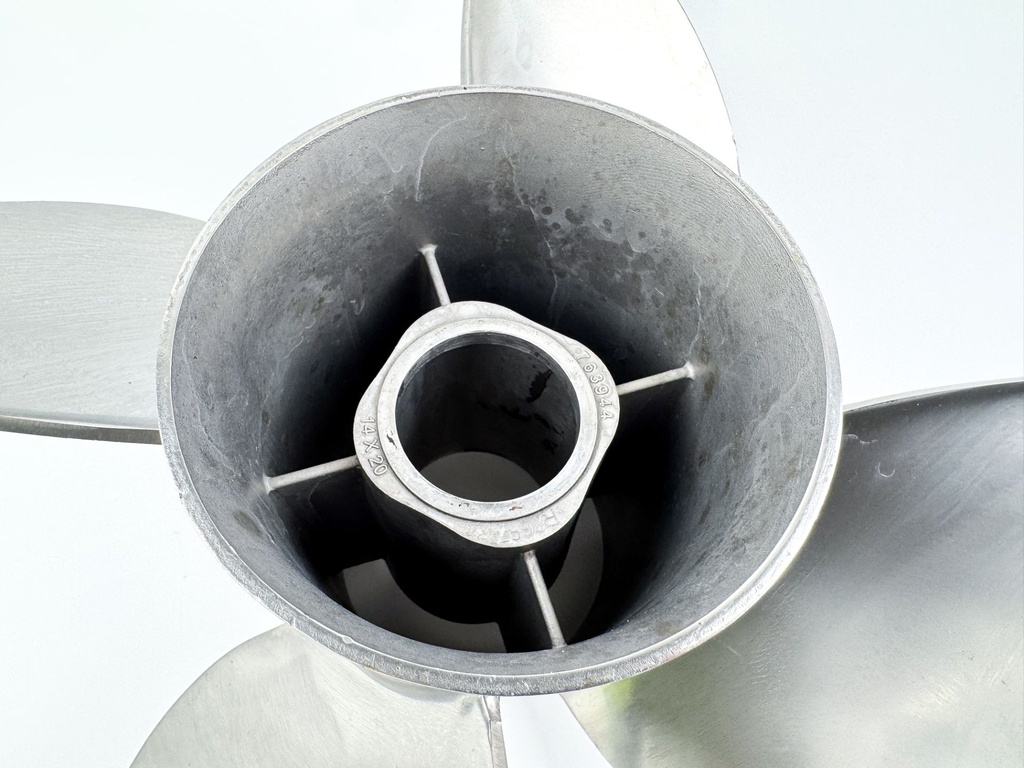 Evinrude Cyclone TBX 14 x 20" RH Stainless Steel Propeller 4 Blade 763944