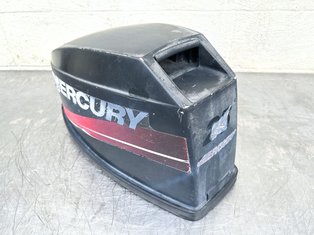 2000 Mercury 25 HP 2 Stroke Outboard Top Cowling 9163T19 OEM