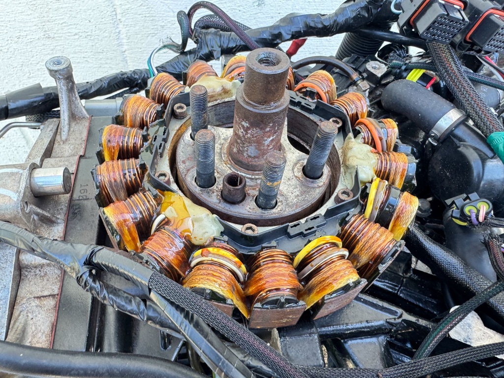 2017 Evinrude 200 HP 2 Stroke Outboard Powerhead 5007437 OEM