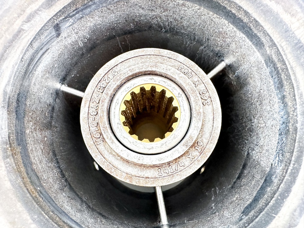 Honda Stainless Steel 3 Blade 14 1/4 x 19 LH Prop 58233-ZY3-B19H