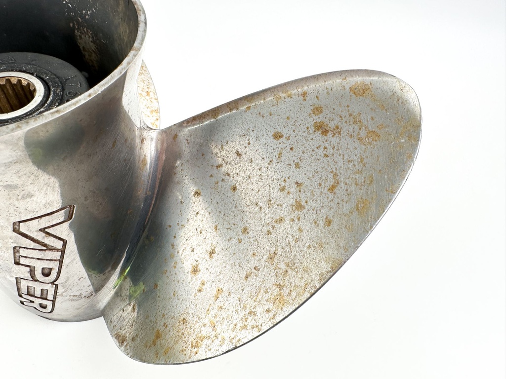 Viper Stainless Steel Prop Propeller 14 3/4" x 19P RH Evinrude Johnson OMC