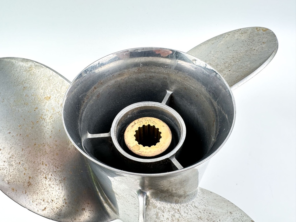 Yamaha Prop Propeller 3 Blade Stainless Steel 13 3/4" x 19P - Left Hand Counter