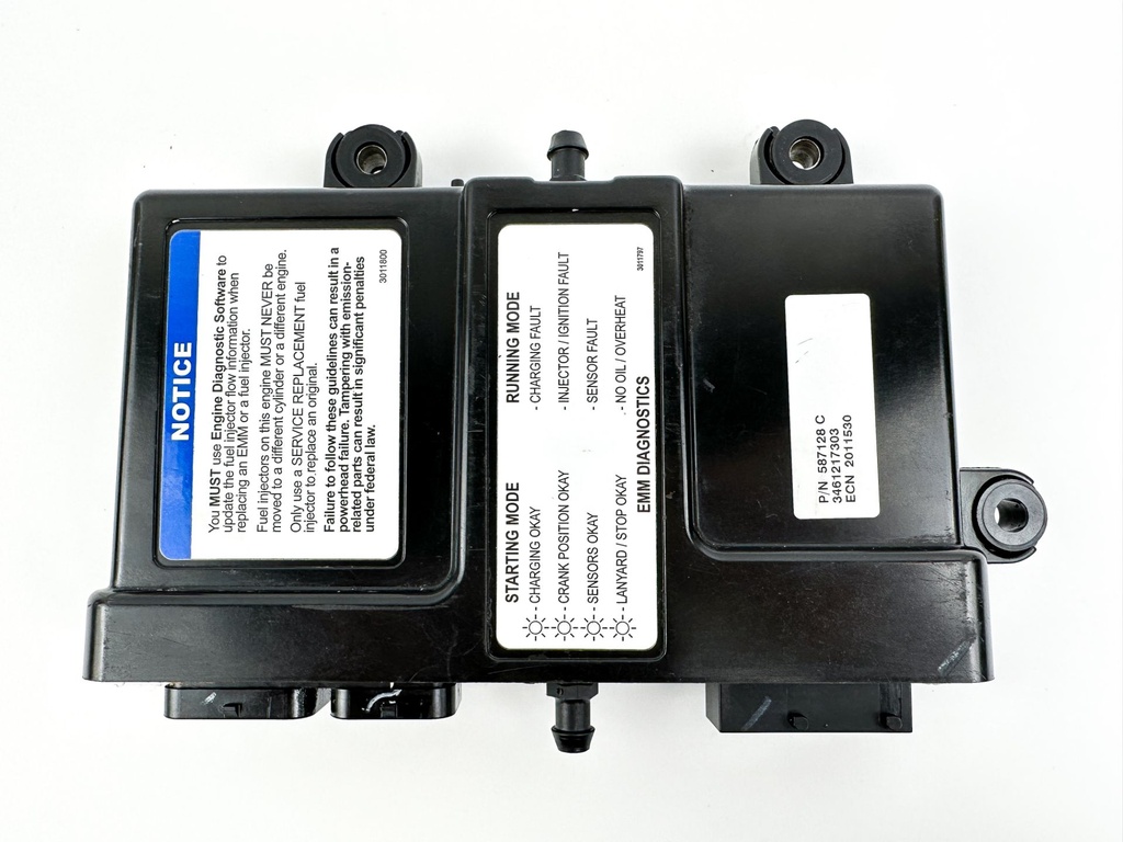 2013 Evinrude 75HP Etec 2 Stroke Outboard Engine Control Unit ECU EMM 0587128