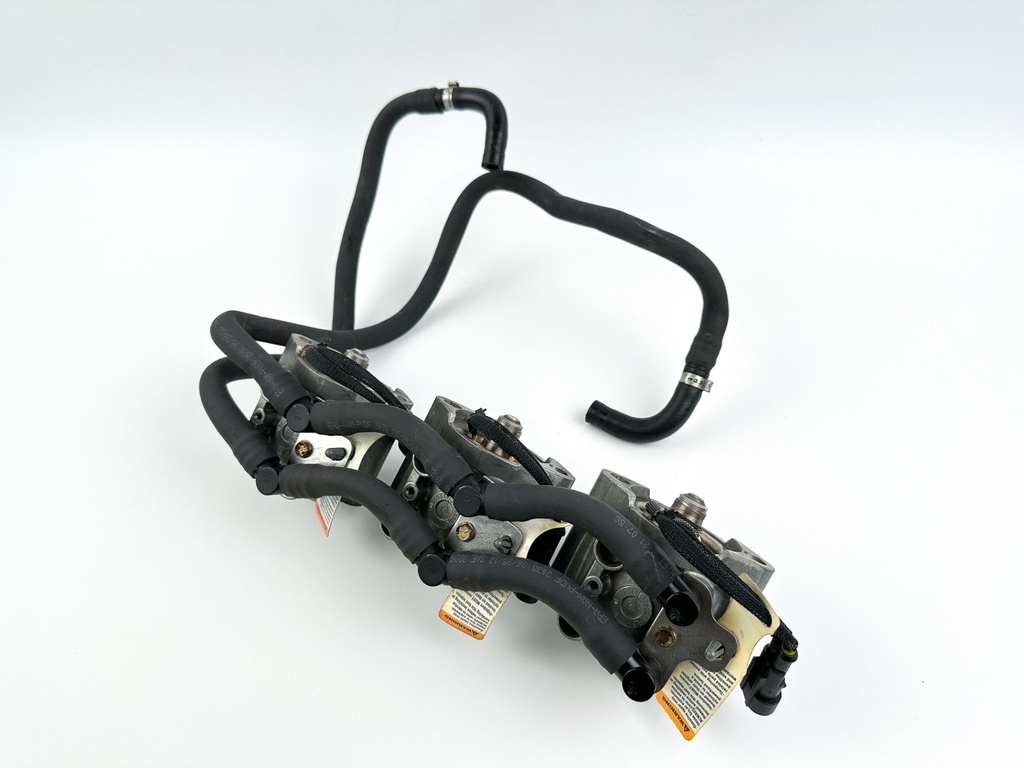 2013 Evinrude 75 HP Etec 2 Stroke Outboard Fuel Injector Set W/ Rail 5008886 OEM