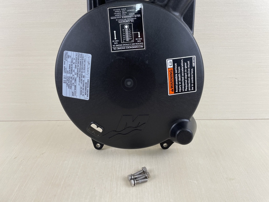 2005 Mercury 40HP 4 Stroke Outboard Flywheel Cover Plastic Black 859284T2