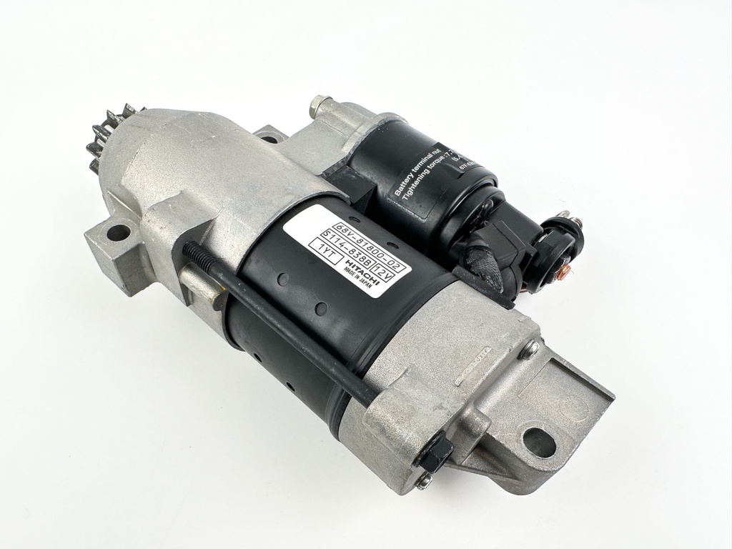 2012 Yamaha 115 HP 4 Stroke Outboard Starter Motor 68V-81800-02-00 OEM