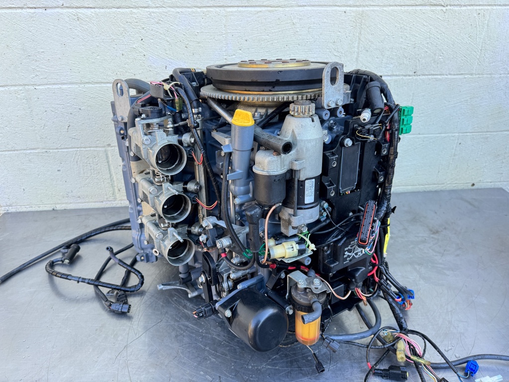 2004 Yamaha F225 225HP 3.3L 4 Stroke Outboard Powerhead - 231 Hours