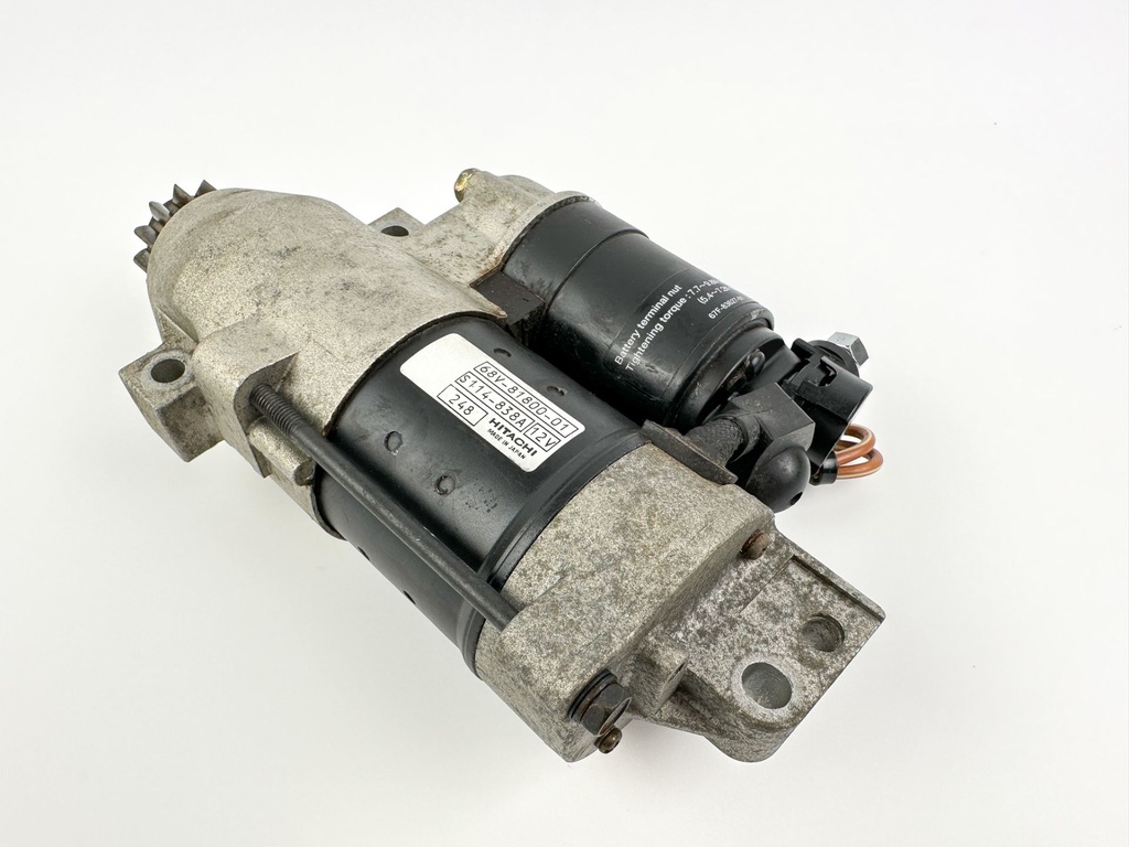 2003 Yamaha 115 HP 4 Stroke Outboard Starter Motor 68V-81800-01-00 OEM