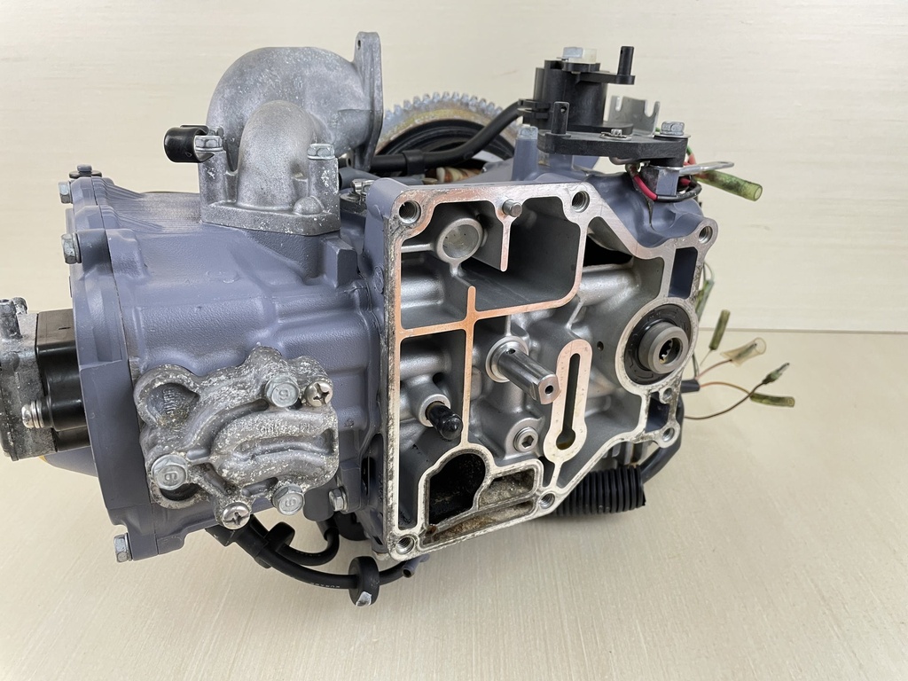 2003 Yamaha 15HP 4 Stroke Outboard Powerhead Crankcase Assembly 66M-W009B-11-1S