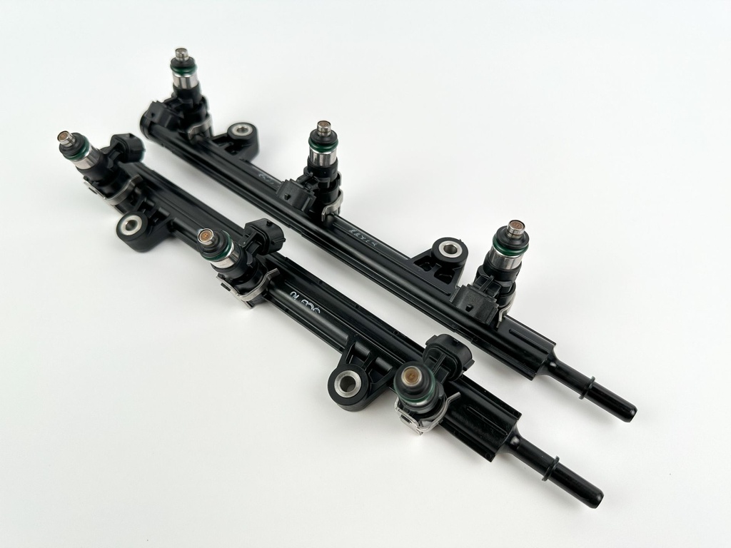 2019 Yamaha 250 HP 4 Stroke Outboard Fuel Injector Set W/ Rail 6CB-13161-10-00 OEM