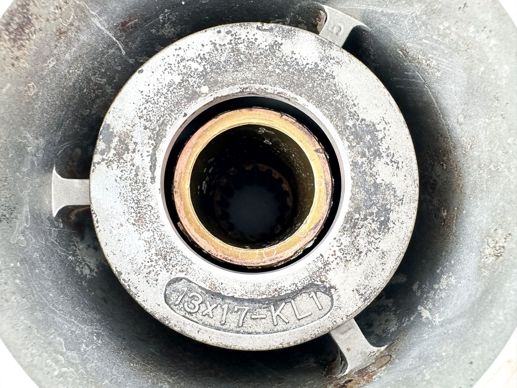 Yamaha 3 Blade Stainless Steel Prop Propeller 13" x 17P Left Hand