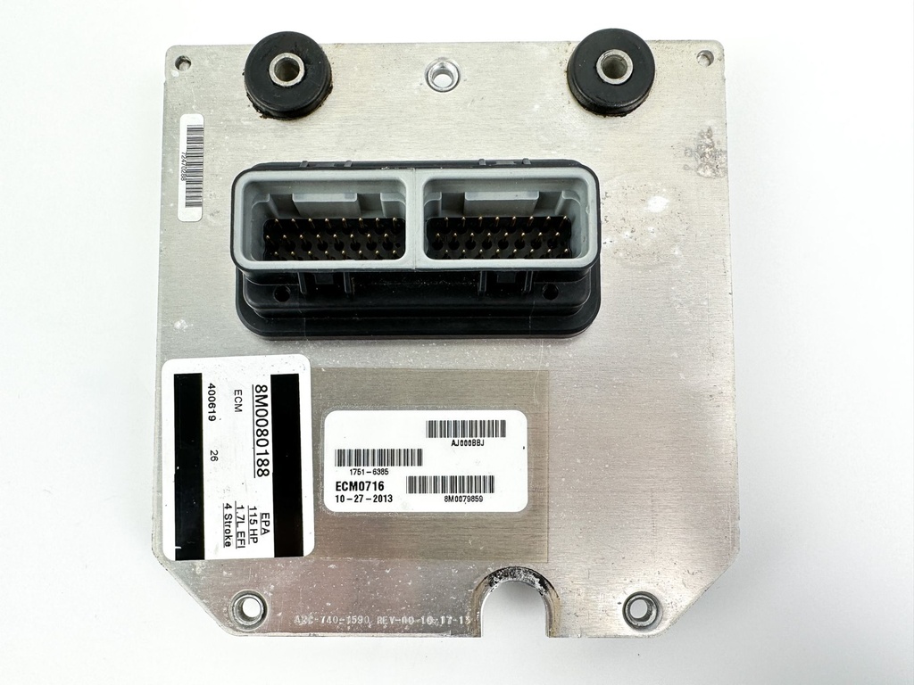 2014 Mercury 115 HP 4 Stroke Outboard Engine Control Unit ECU 89772721T OEM